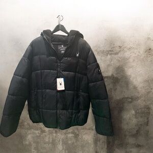 Spyder BRAND NEW MENS LINED PUFFER THERMA FIT JACKET.